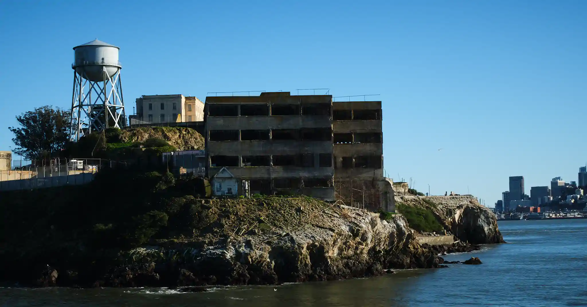 Alcatraz from a boat