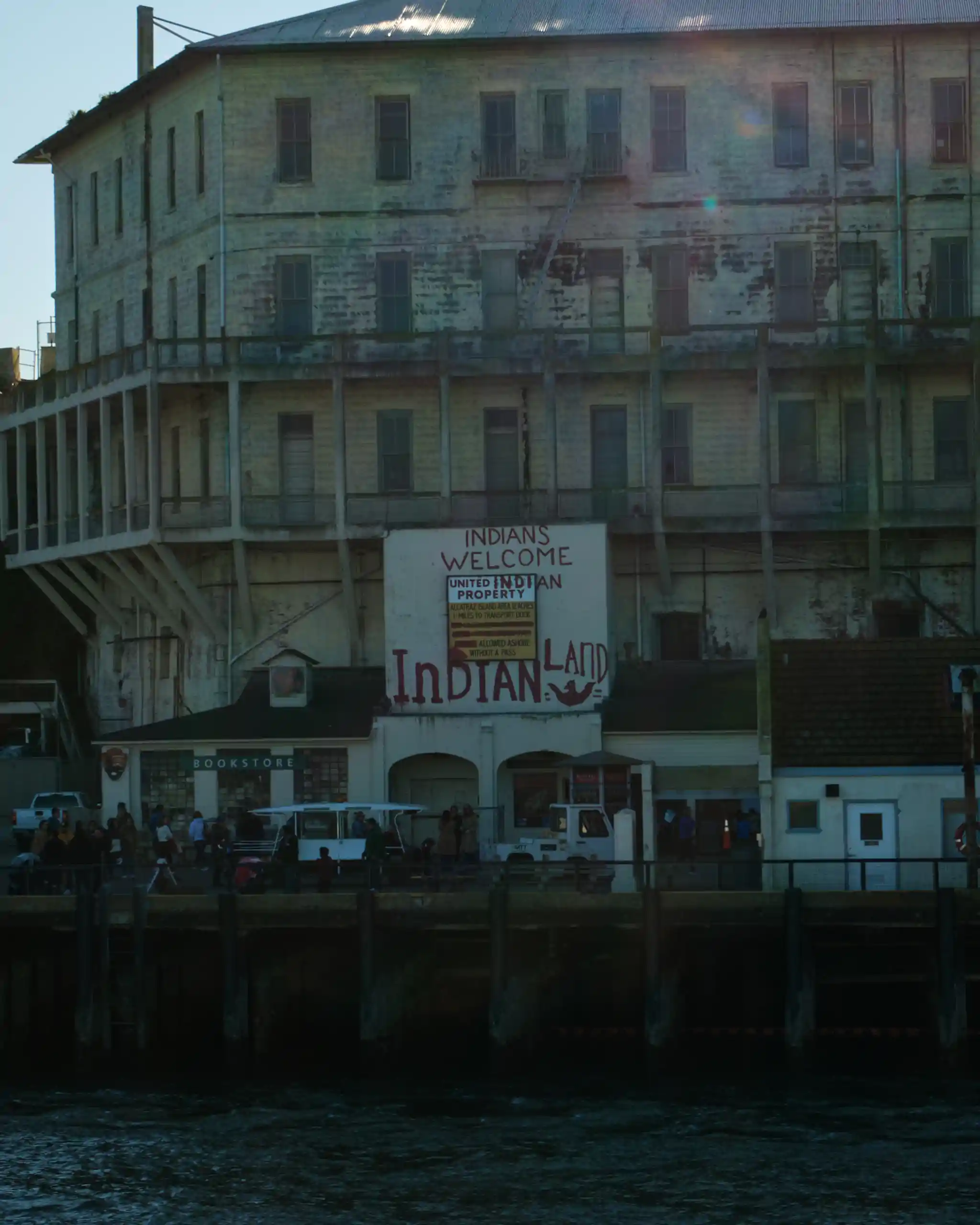 Alcatraz from a boat