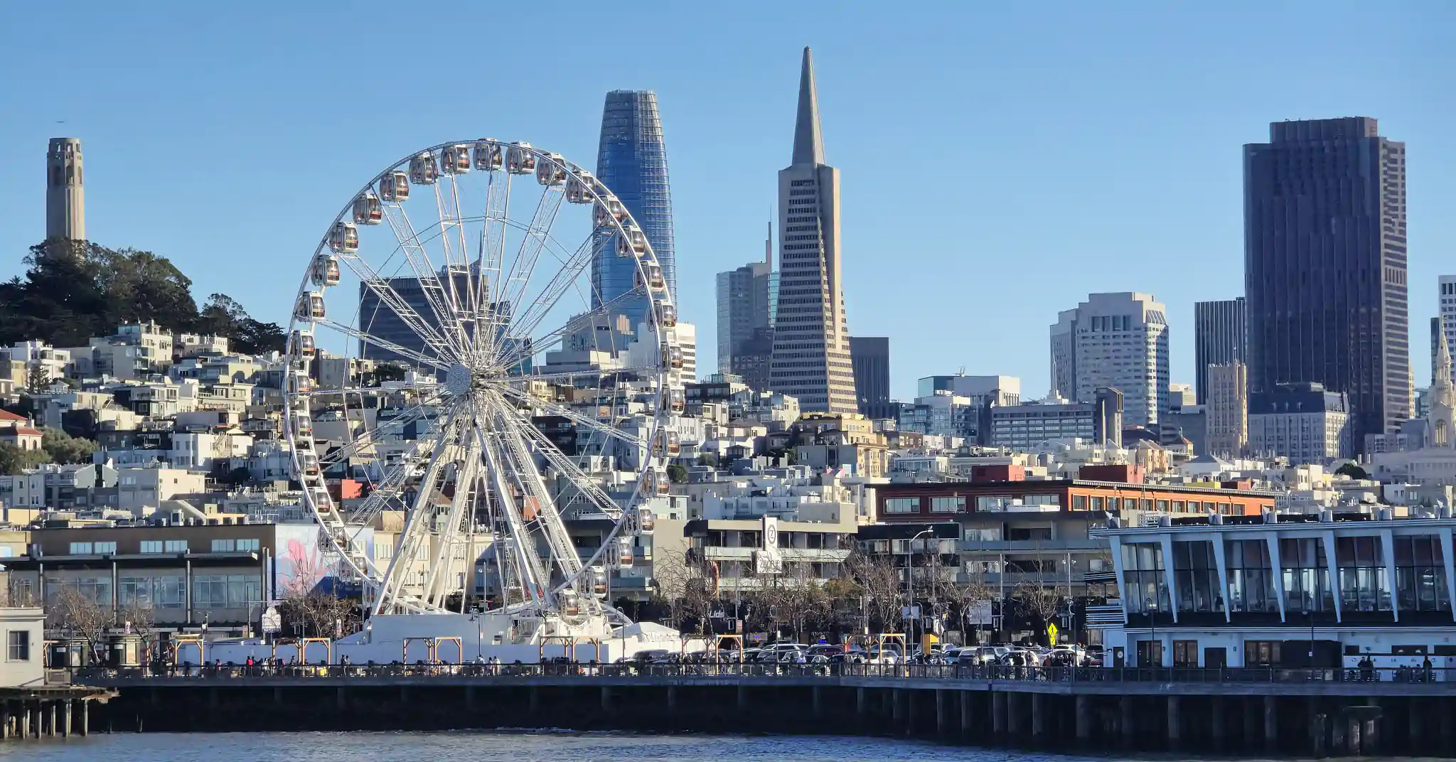 San Francisco landscape photo from the see