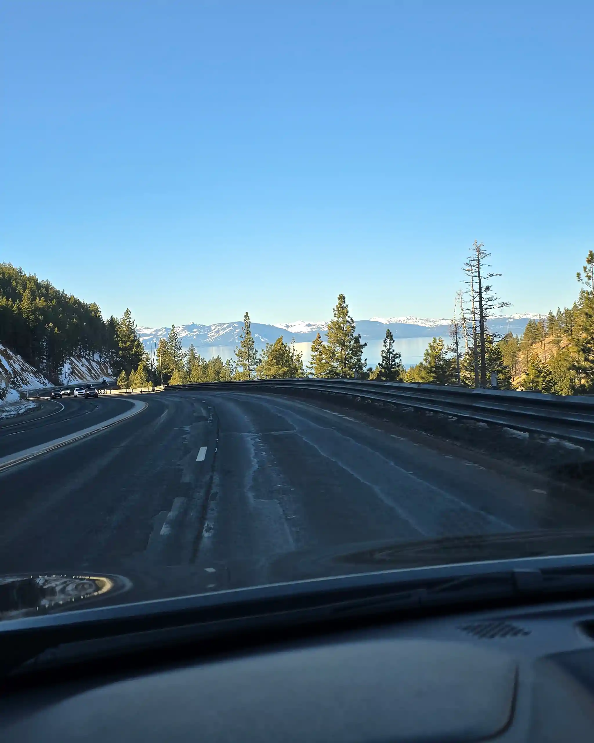 Road near Lake Tahoe Nevada