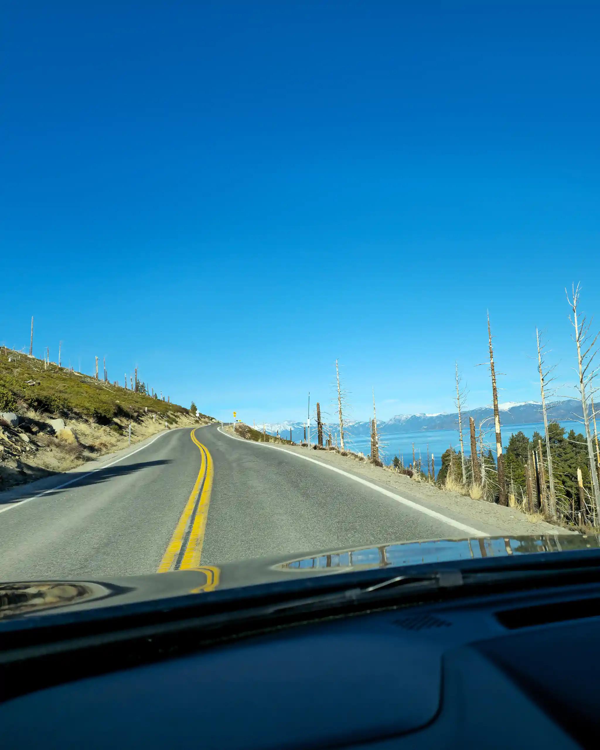 Road near Lake Tahoe Nevada