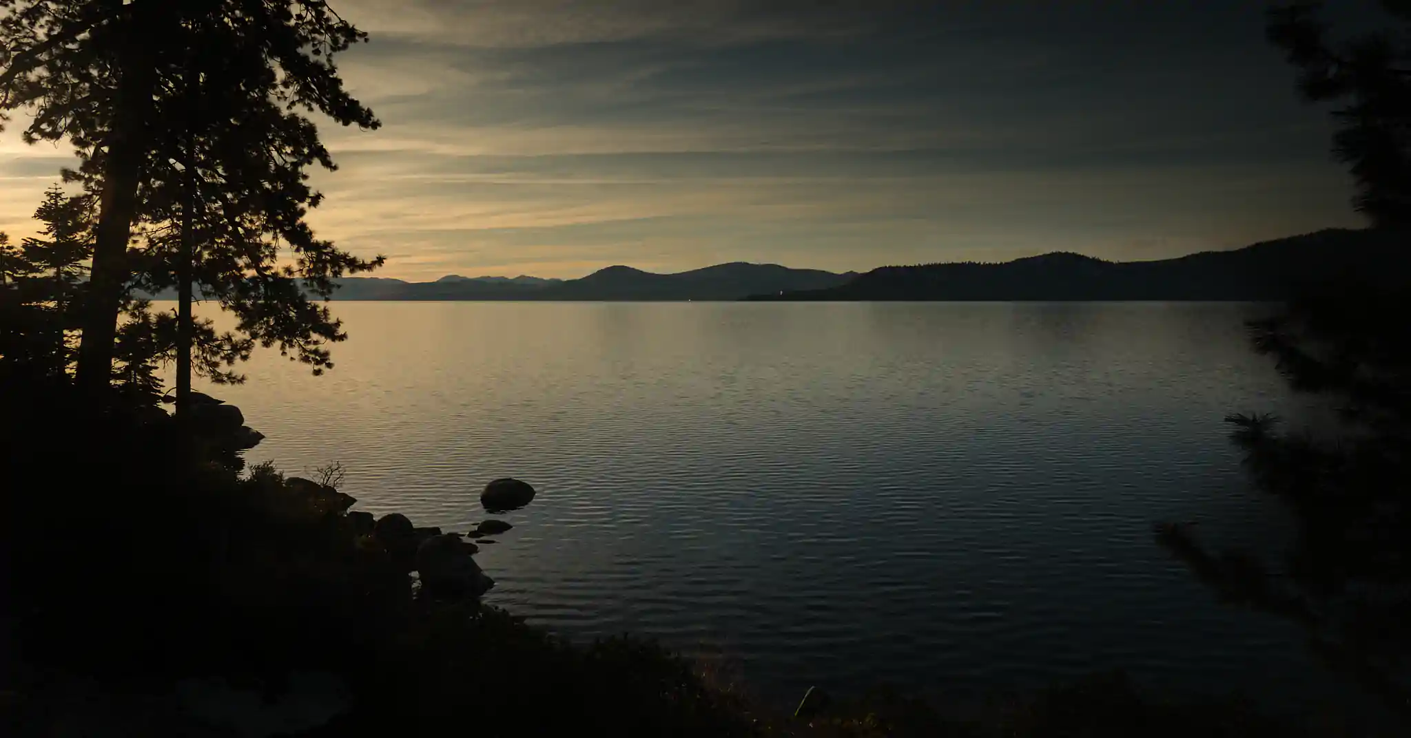 Sunset in Lake Tahoe Nevada